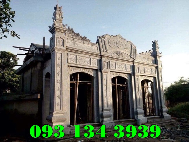 Mẫu cổng đá nhà mồ đẹp^2025